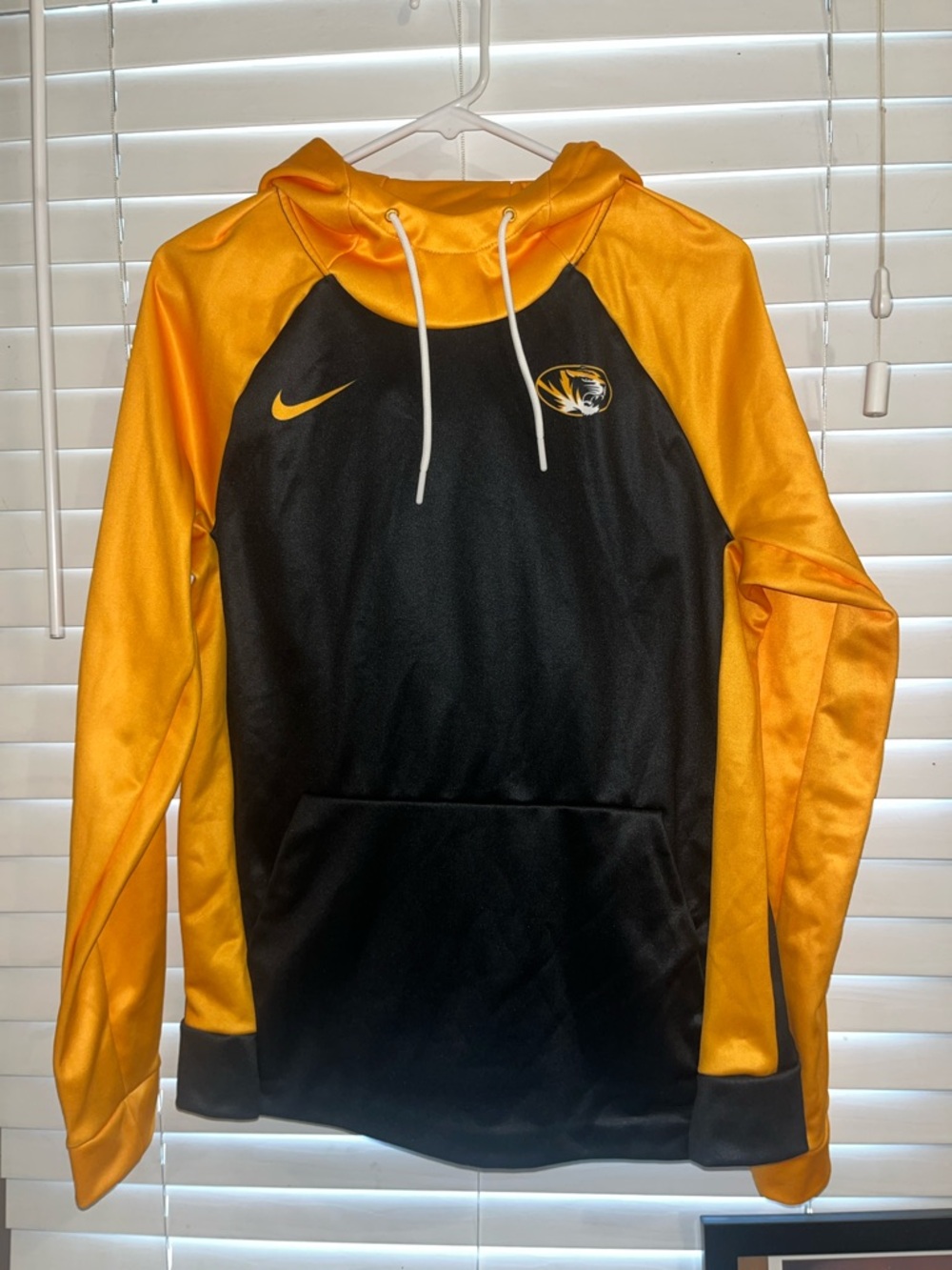 Nike Black and Gold Missouri Tigers Hooded Pullover